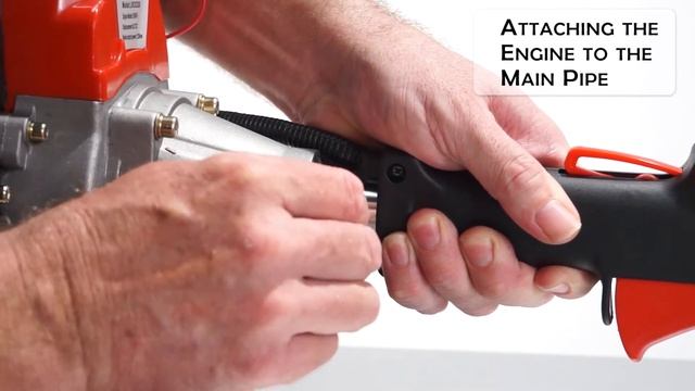 How to assemble the 4 in 1 25.4cc Multipurpose Garden Tool main unit. смотреть онлайн