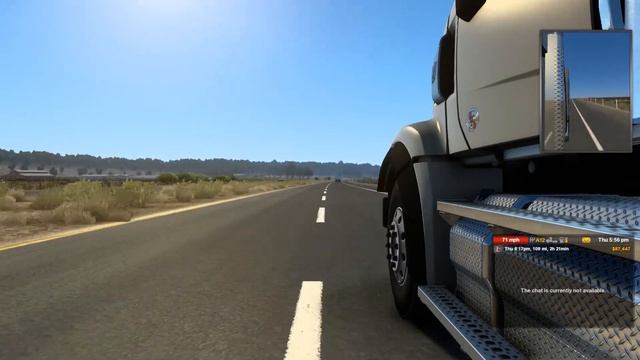 American Truck Simulator - Western Star truck engine sound, relaxing drive смотреть онлайн