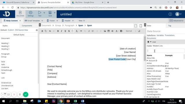 Create Basic Online Template - Documill Dynamo Tutorial - Document Generation in Salesforce смотреть онлайн