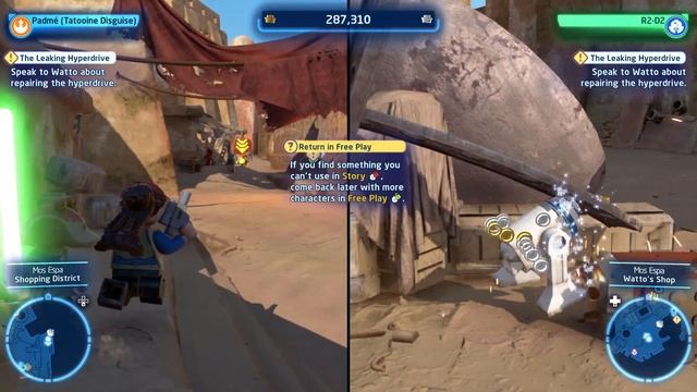 TO TATOOINE - LEGO STAR WARS THE SKYWALKER SAGA Co-op Let's Play Part 4 (1440p 60FPS PC) смотреть онлайн