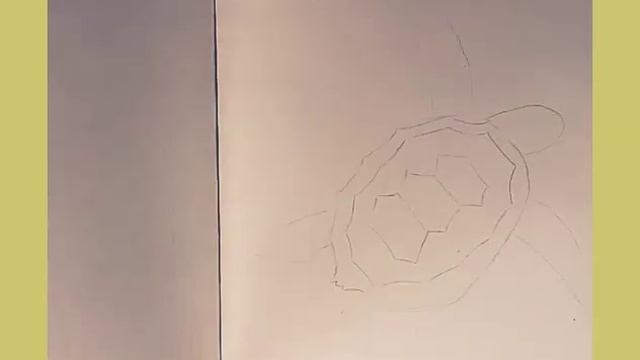 Рисуем черепаху🐢, карандашом✏и фломастером👍 смотреть онлайн