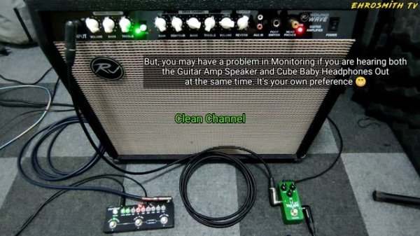 Cuvave Cube Baby Tutorial: Guitar Amp as Preamp Section of Cuvave Cube Baby |Cube Baby to Guitar Am
