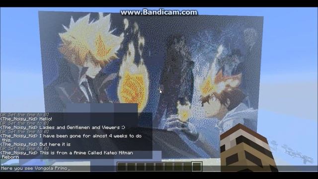Minecraft Pixel Art: Katekyo Hitman Reborn