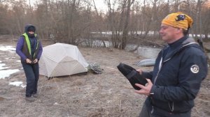 Шаня (калужская) в апрельский паводок 2021