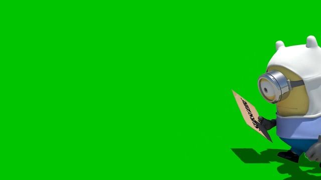 Minions Animation  Subscribe Green Screen - No Copyright Hd 1080p