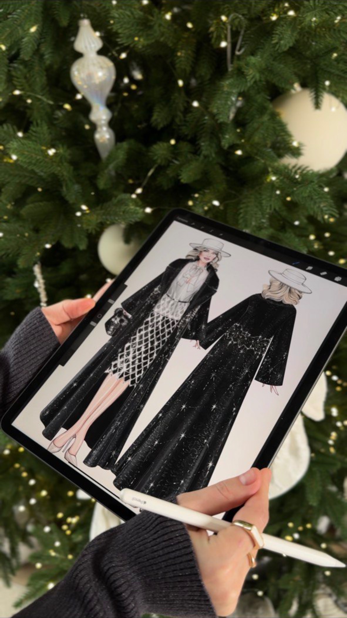 Иллюстратор, эскизы одежды, иллюстрации шуб, рисунок меха #ipad #procreate #иллюстратор #shorts смотреть онлайн