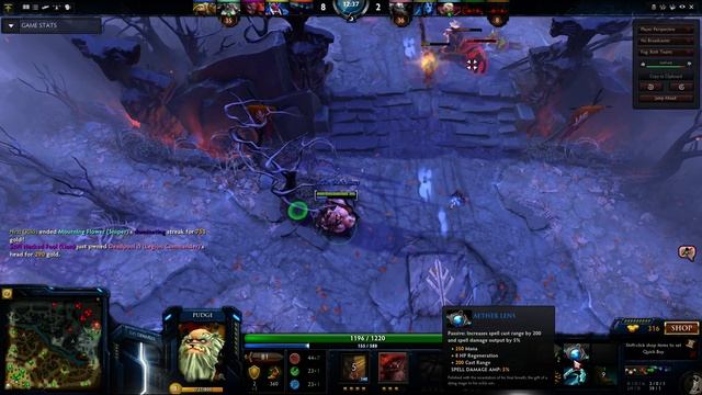 Pudge Aether Lens Hook is Balanced смотреть онлайн
