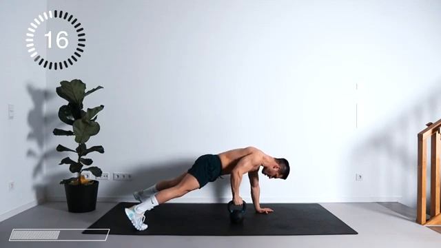 Kettlebell ABS Workout _ 15 minute Follow along смотреть онлайн