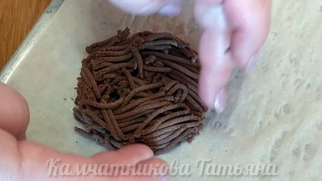 ПЕЧЕНЬЕ "ПАСХАЛЬНЫЕ ГНЁЗДА! К СВЕТЛОМУ ПРАЗДНИКУ ПАСХА!Chocolate Shortbread cookies for Easter смотреть онлайн