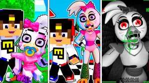 ЖИЗНЬ АНИМАТРОНИКА ЧИКА от ДЕТСТВА до СТАРОСТИ в МАЙНКРАФТ ! ВИДЕО ТРОЛЛИНГ MINECRAFT Евгенбро