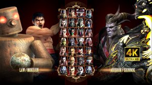 Mokujin & Law in the Mortal Kombat Komplete Edition on the PC Expert в 4K