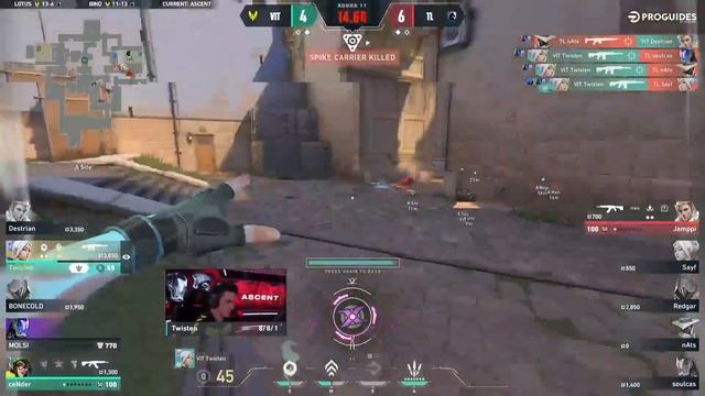 VIT Twisten with a crazy 4k vs Team Liquid | VCT EMEA смотреть онлайн