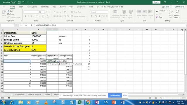 What is Depreciation and how it is calculated? (Problem - C) смотреть онлайн