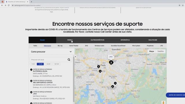 Como encontrar ASSISTÊNCIA TÉCNICA AUTORIZADA da SAMSUNG! смотреть онлайн