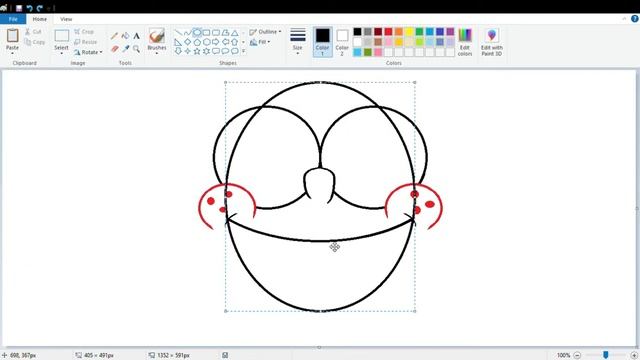 How to draw a SpongeBob Face Wallpaper using MS Paint | How to draw on your computer смотреть онлайн