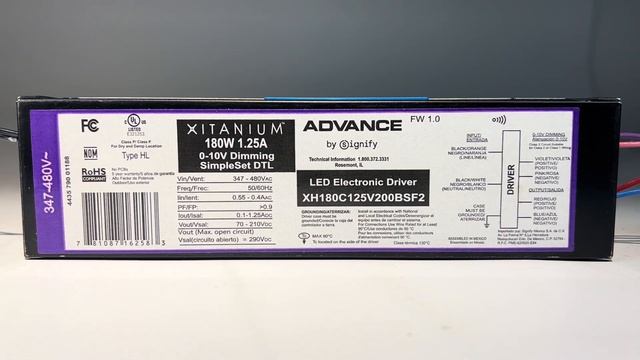 XH180C125V200BSF2 – 180 Watt Advance Xitanium LED Outdoor Driver смотреть онлайн