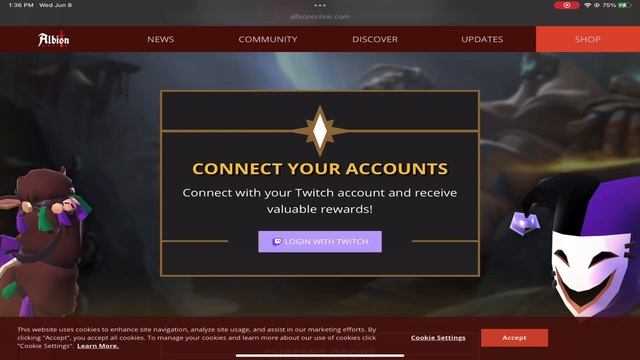 Albion Online - How To Link Twitch Account