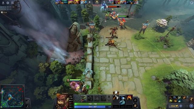what a level 1 Pudge is capable of | Dota 2 смотреть онлайн