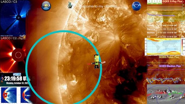 CME from a Filament Eruption @ approx. 18:16 UTC, 31 October, 2022, projected SE смотреть онлайн