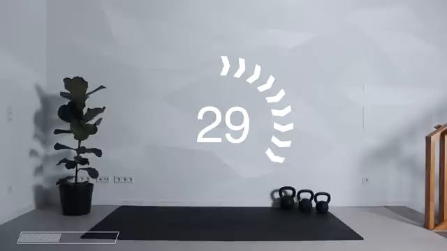 30 minute Kettlebell + Bodyweight Full Body Workout (ABS & Strength Supersets) смотреть онлайн