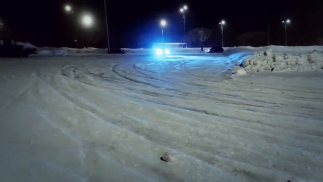 Приора. Валим боком.Зимний дрифт смотреть онлайн