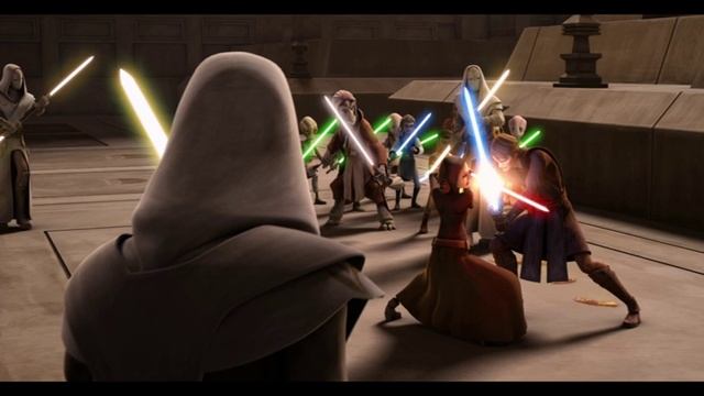 TV Soundtrack - Star Wars: The Clone Wars - Duel in the Jedi Temple смотреть онлайн