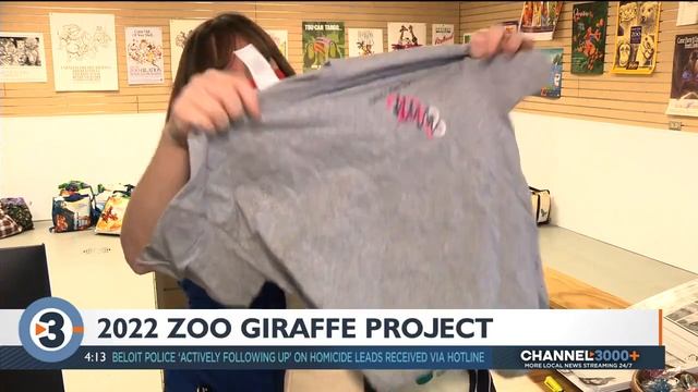 Henry Vilas Zoo turns old shirts into fundraising project for giraffes смотреть онлайн