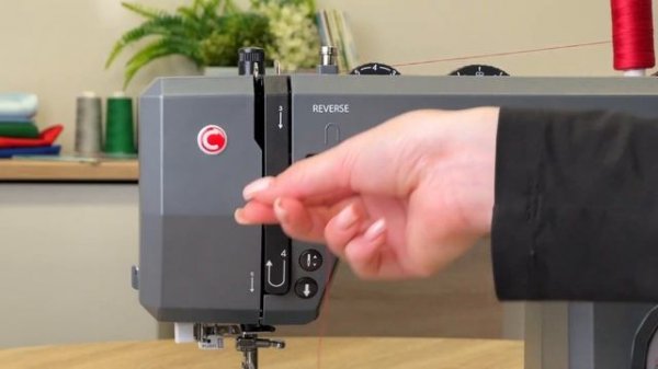 COMFORT HD1019 Заправка верхней нити