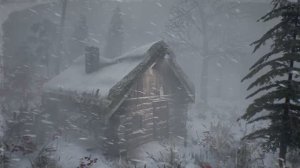 Звуки сильной метели и завывающего ветра убаюкивают. Атмосфера снежной бури. Воющий ветер