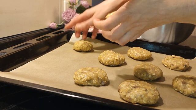Невероятно вкусное ОВСЯНОЕ ПЕЧЕНЬЕ ВСЕ БУДУТ В ВОСТОРГЕ!Рецепт домашнее печенье с шоколадом