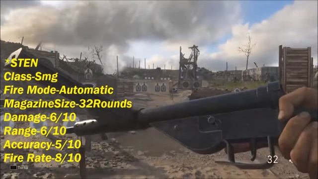 Call Of Duty : WWII All Submachine Guns (SMG) #2
