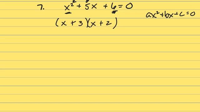 X^2+5x+6=0 смотреть онлайн
