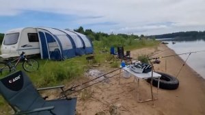 СЕКРЕТНОЕ МЕСТО с Караваном на Волге под Мышкиным #с кемпером на Волге #Мышгород