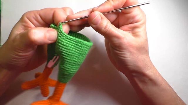 Петух певец крючком - часть 2 - туловище