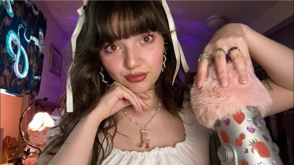 ASMR Classic Fast Aggressive Hand Sounds Mouth Sounds (Rambles, Fluffy Mic Cover, Ring Sounds)