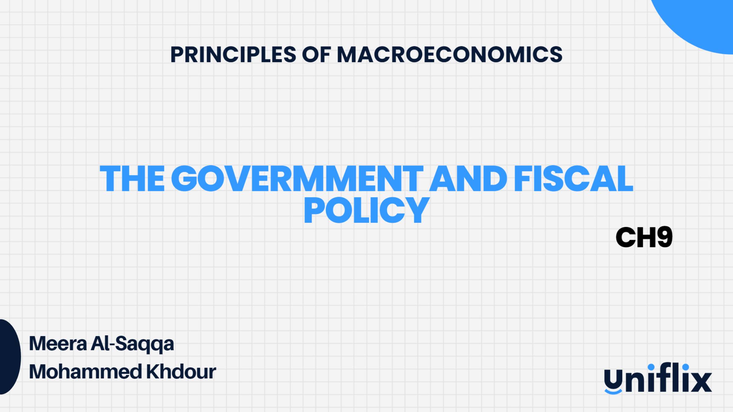 The Govermment and Fiscal Policy смотреть онлайн