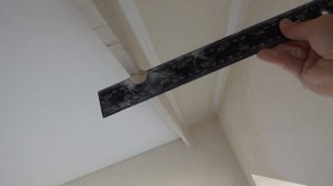 26 день. Дорабатываем торец гипсокартона для поклейки багета без проблем.