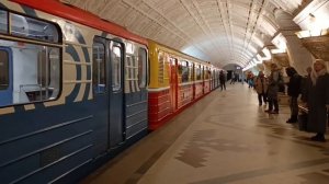 Служебный поезд Синергия-1 на станции Белорусская