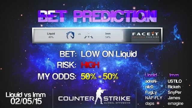 Liquid vs lmm 02/05/15 Bet Prediction смотреть онлайн
