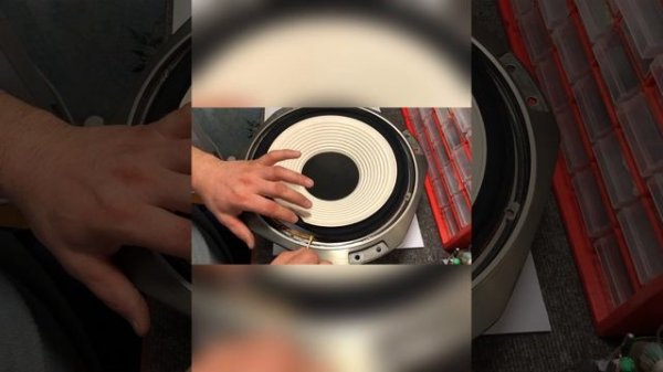 Замена ППУ подвеса на тканевый. Динамики VICTOR Zero 5 Fine Zero 50 Fine.