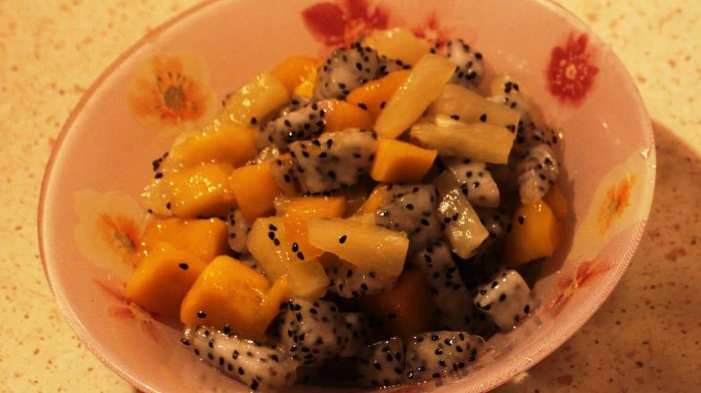 Салат фруктовый Джунгли. Великолепный десерт! смотреть онлайн