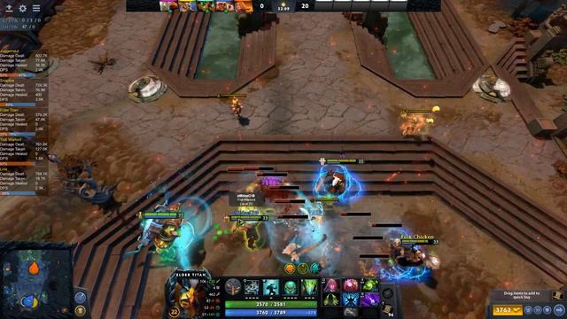 Dota 2 : Elder titan - Attack on hero 2 Rebalance смотреть онлайн