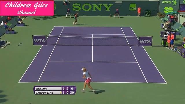 Serena Williams Vs.Coco Vandeweghe Miami*Sony Open*2014 Highlights!