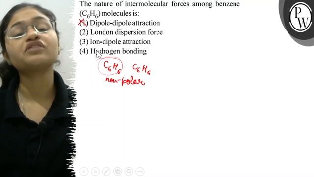 The nature of intermolecular forces among benzene \( \left(\mathrm{... смотреть онлайн