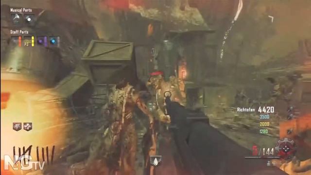 How To Build The FIRE STAFF Black ops 2 ORIGINS Tutorials Call of Duty APOCALYPSE Gameplay смотреть онлайн