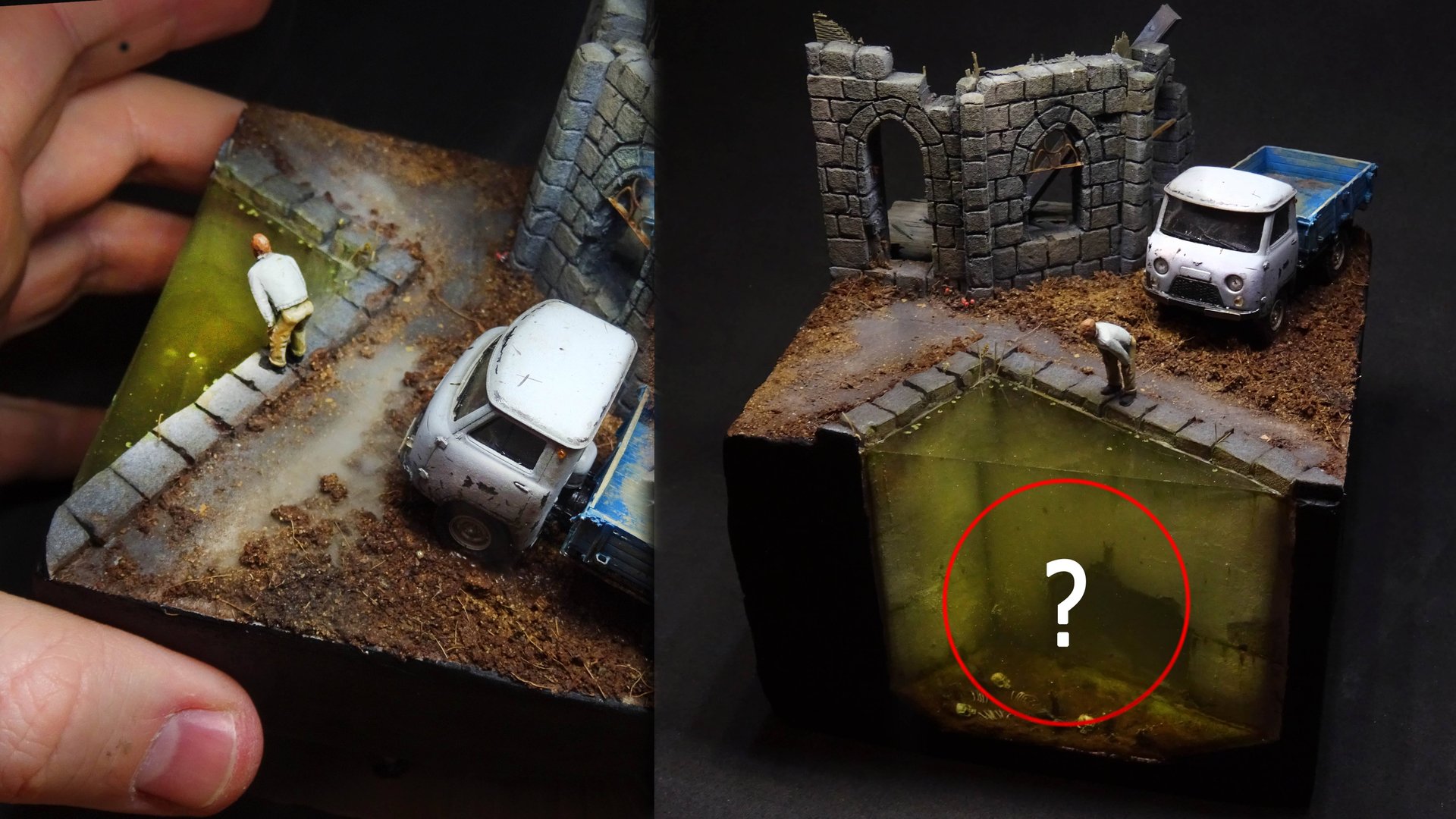 Диорама "Тайна старой усадьбы" - ужас во тьме... смотреть онлайн