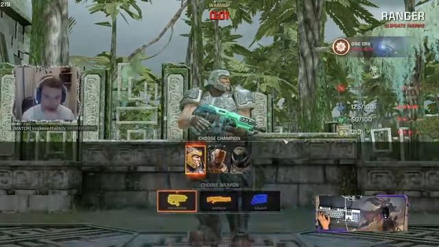 mijkeee - vs - komp0t - awoken - Quake Champions смотреть онлайн