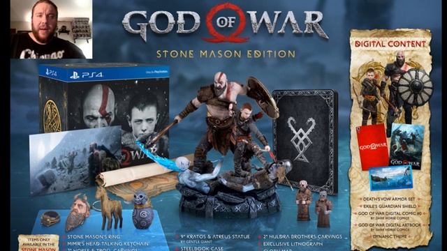 God of War Stone Mason Edition Announced For PS4 смотреть онлайн