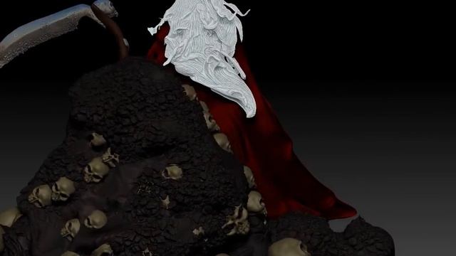 Lady Death ZBrush model смотреть онлайн