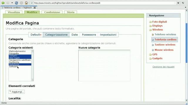 Manuale Plone 3 - 2.1 Impostare Le Proprietà Base